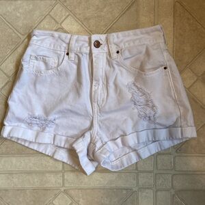 PacSun White Denim Mom Short- Size 24